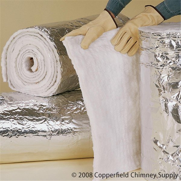 Integra Miltex Chimney 19124 HomeSaver Foil-face Flexwrap  1/4 x 24 x 25   2mil Foil 19124